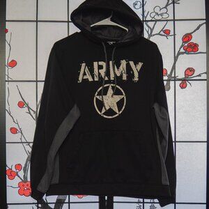 Army Performance | Black | Army Hoodie | Small